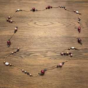 Funky costume jewelry necklace
